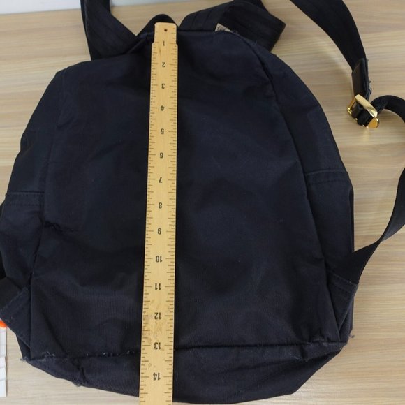 MARC JACOBS Bag Adult Black Backpack Medium Nylon Travel Lightweight DEFECTS - Picture 4 of 16